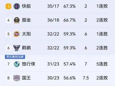 NBA季后赛（揭秘季后赛排名背后的关键因素）